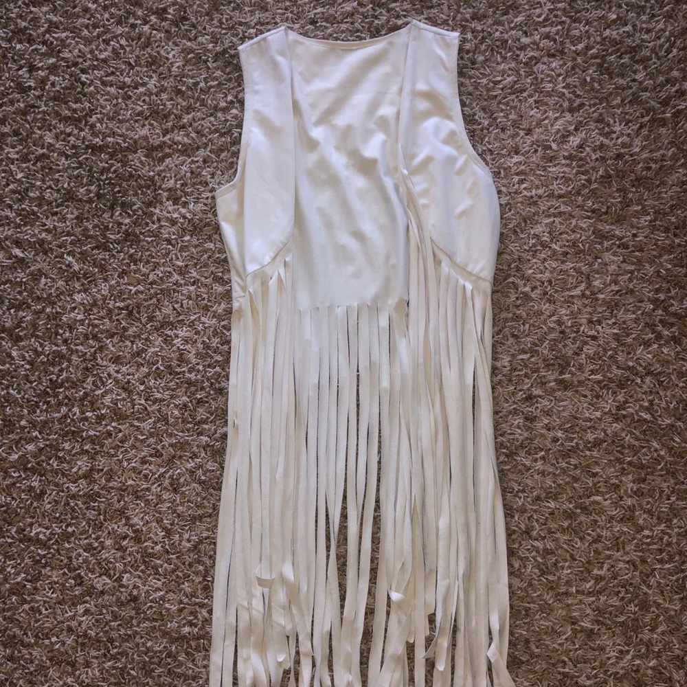 Western fringe vest